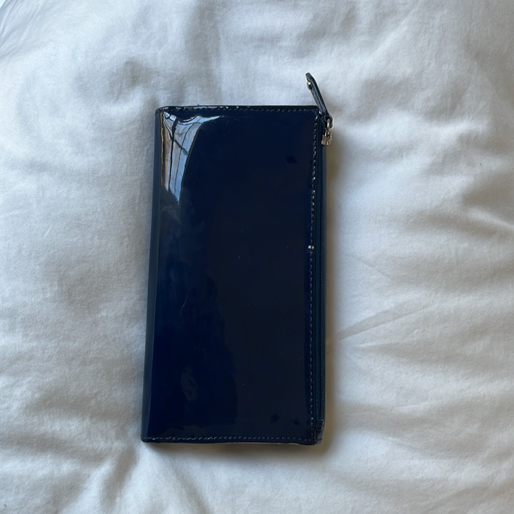 Coach Blue Patent Leather wallet - Picture 2 of 4